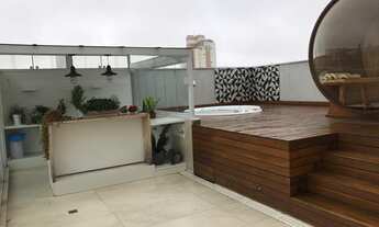 Imagem 3: Cobertura duplex para aluguel possui 321 metros quadrados com 3 quartos