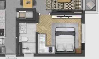 Imagem 7: Aluguel 1 dorm 1 vaga com infra completa Rio Branco Porto Alegre/RS