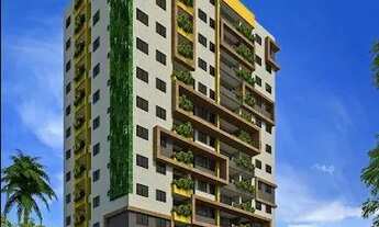 Imagem: 2 quartos (1 suíte) - 53,5 m² - varanda