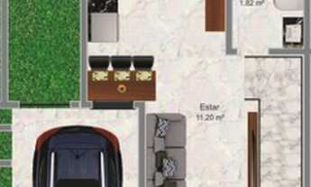 Imagem 3: Casa para venda possui 80 metros quadrados com 2 quartos