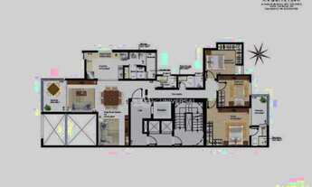 Imagem 3: Apartamento para Venda em Juiz de Fora, Centro, 3 dormitórios, 1 suíte, 4 banheiros, 2 vag
