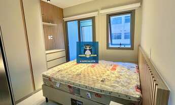 Imagem 2: Studio 19m2, mobiliado, varanda, ar cond., 1ª locação, lazer completo