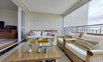 Imagem 5: Apartamento à venda - 258 m², 4 suítes e 4 vagas - Varanda Gourmet em andar alto com vis