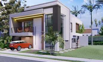 Imagem 4: Casa em construção no Buona Vita #4 dormitórios, sendo 3 suítes #área gourmet com piscina