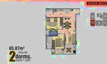 Imagem 4: Apart 2 dorms, Ocian, Entrada R$ 35 Mil, JGA971