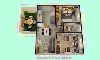 Imagem 4: Apartamento lançamento de 2Qts com piscina