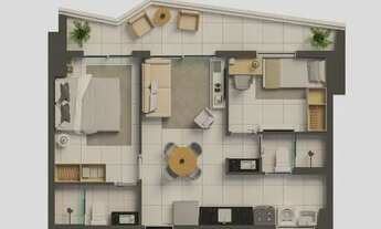 Imagem 4: EXR) Apartamento compacto à venda na Aldeota de 54m² com 2 quartos