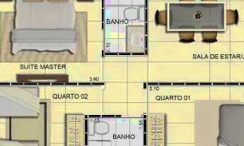 Imagem 7: Imóvel para venda tem 225 metros quadrados com 3 quartos em Ponta Negra - Manaus - AM