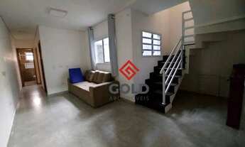 Imagem 2: Cobertura com 2 dormitórios para alugar, 100 m² por R$ 2.494/mês - Parque Oratório - Santo