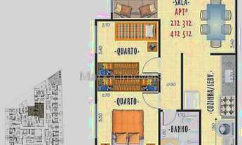 Imagem 3: Ref.: 2121 - Apartamento 02 quartos - Santa Helena