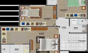 Imagem 7: SOBRADO A VENDA NO BAIRRO UBERABA, CURITIBA, A 500 METROS DA SALGADO FILHO E 750 D0 BANCO