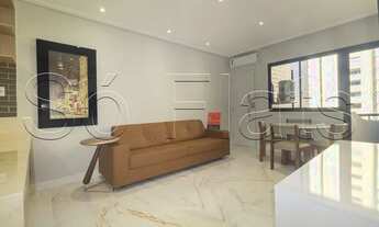 Imagem 3: Apartamento com 1 dormitório e 1 vaga de garagem finamente decorado no centro de Alphavill