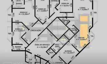 Imagem 2: Apartamento com 4 dormitórios, 230 m² - venda por R$ 3.000.000,00 ou aluguel por R$ 17.300