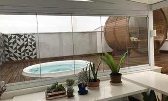 Imagem 7: Cobertura duplex para aluguel possui 321 metros quadrados com 3 quartos