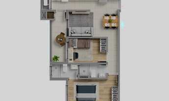 Imagem 6: APARTAMENTO no ANITA GARIBALDI com 2 quartos para VENDA, 58 m²