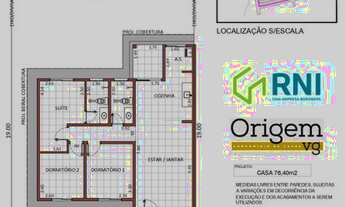 Imagem 2: ORIGEM VG - Casa de condomínio 3 quartos PRONTA PRA MORAR