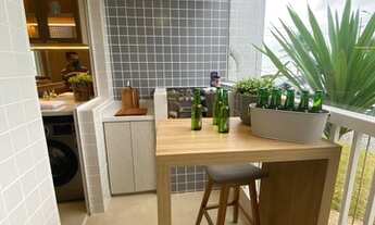 Imagem 6: Apartamento pé na areia com varanda gourmet e vaga de garagem em Mongaguá