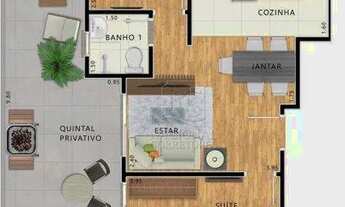 Imagem 4: Cobertura com 2 dormitórios à venda, 102 m² por R$ 480.000,00 - Vila Curuçá - Santo André