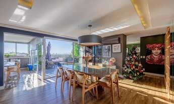 Imagem 3: Cobertura Horizontal semimobiliada com 167m² privativos, 3 dormitórios sendo 1 suíte e 2 v