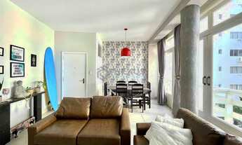 Imagem 6: Apartamento com varanda e vista mar na quadra-mar da Praia das Pitangueiras de 3 quartos