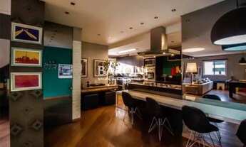 Imagem 5: Venda de apartamento em Moema Pássaros. Em andar alto, decorado estilo loft, 2 suítes (ori