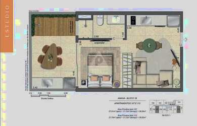 Imagem 2: Studio à venda, 1 quarto, Gávea - RIO DE JANEIRO/RJ