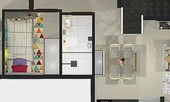 Imagem 6: Cód.: 7219 - Cobertura com elevador , 2 dormitórios sendo 1 suíte, 1 vaga, Bairro Jardim