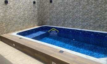 Imagem 2: LINDA CASA COM PISCINA, 2 DORMS COM 2 SUITES, CAICARA R$590 mil