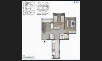 Imagem 2: Urban downtown - 2 quartos c/ vaga