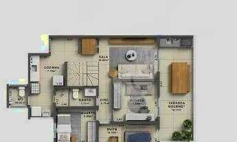 Imagem 2: Apartamento com 3 quartos, 1 suíte à venda, 90 m² por R$ 750.000 - Recreio dos Bandeirante