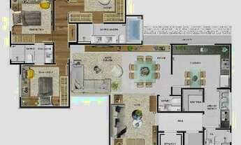 Imagem 7: Apartamento à venda, 4 quartos, 2 suítes, 4 vagas, Castelo - Belo Horizonte/MG