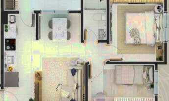 Imagem 2: Apartamento com 2 dormitórios à venda, 53 m² por R$ 247.730 - Boqueirão - Curitiba/PR