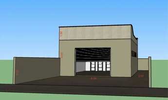 Imagem 4: Terreno já com estrutura para salão comercial