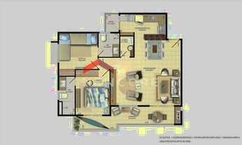Imagem 4: Apartamento para venda com 69 metros quadrados com 3 quartos