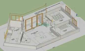 Imagem 2: Apartamento de 02 quartos, 01 suite, varanda gourmet com churrasqueira, 01 vaga em Embu da