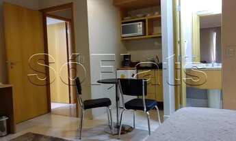 Imagem 2: Flat no Jardim Paulista disponível para locação em fiador 1x dormitório mobiliado com serv