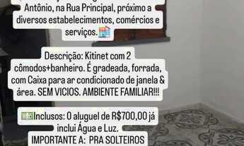 Imagem: Kitnet P/ (SOLTEIROS