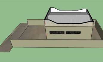 Imagem 3: Terreno já com estrutura para salão comercial