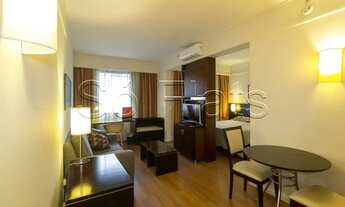 Imagem 2: Flat com excelente estrutura no Itaim Bibi para locação. Com entrada imediata e sem fiador