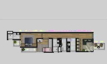 Imagem 3: Cód.: 10593 - Apartamento com condomínio, com elevador, 02 dormitórios sendo 01 suíte e 01
