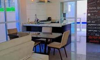 Imagem 2: Sobrado novo mobiliado no Condomínio Brisas com 4 dormitórios, área Gourmet, Piscina, Casa