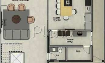 Imagem 3: Casa à venda condomínio no Bairro Parque Brasil - Paulínia/Sp