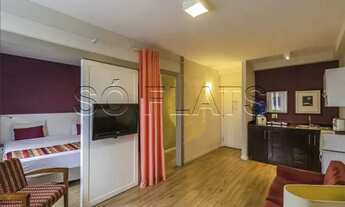 Imagem 1: Flat no Quality Alphaville 32m², 1 dorm e 1 vaga disponível locação em Alphaville