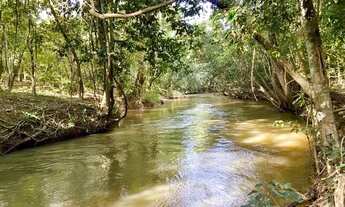 Imagem: Chácaras em Itaberaí com Rio Urú ao fundo