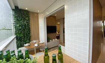 Imagem 5: Apartamento pé na areia com varanda gourmet e vaga de garagem em Mongaguá