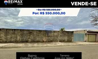 Imagem 2: TERRENO A VENDA. BAIRRO GLEBAS CALIFÓRNIA. PIRACICABA/SP. 960M². 586.000. EXCELENTE LOCALI