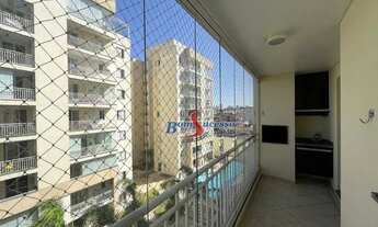 Imagem 2: Apartamento com 3 dormitórios para alugar, 76 m² por R$ 4.046,00/mês - Jardim Anália Franc