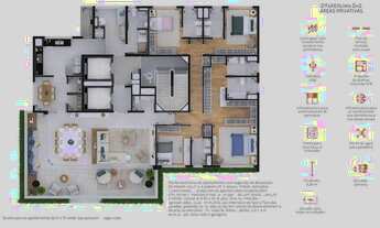 Imagem 2: Apartamento para venda possui 276 metros quadrados com 4 quartos em Consolação - São Paulo