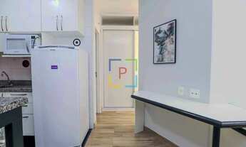 Imagem 6: Apartamento mobiliado, 41m², 1 quarto, sala, terraço, 1 vaga. Lazer completo!