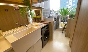 Imagem 7: Apartamento pé na areia com varanda gourmet e vaga de garagem em Mongaguá